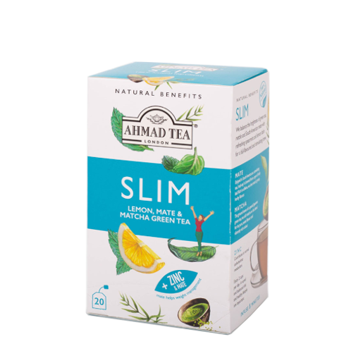 Ahmad Slim Lemon Mate & Matcha Green Tea 