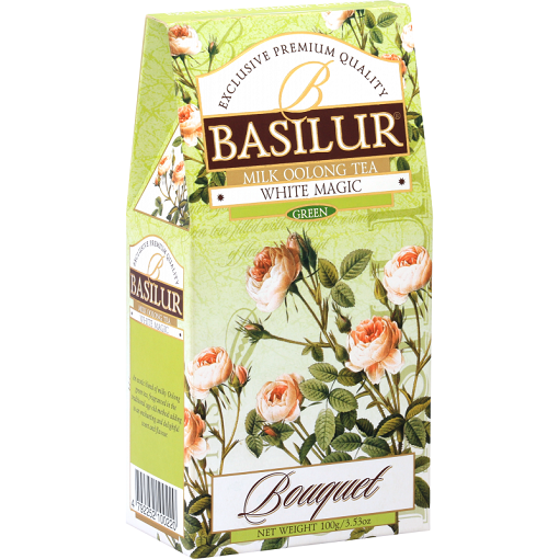 Basilur White Magic - zielona herbata liściasta 100g