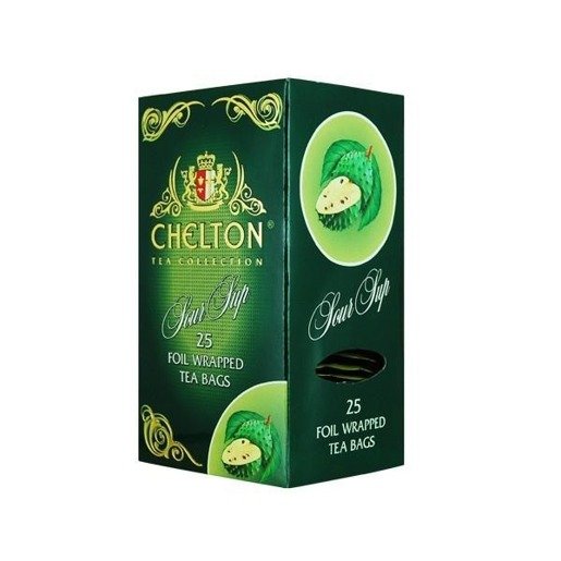 Chelton Sour Sup herbata zielona w saszetkach 25x 2g z flaszowcem