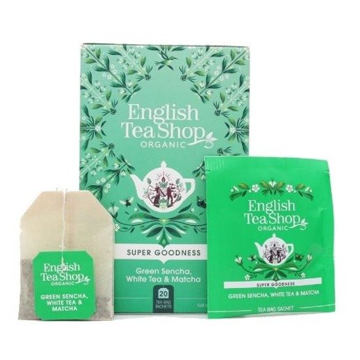 English Tea Shop Green Sencha, White Tea & Matcha - 20 saszetek