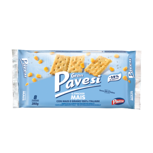 Gran Pavesi il Cracker Mais krakersy z mąką kukurydzianą 280 g